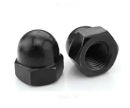 Oxid placat cu zinc negru DIN1587 HEX HEX CAP NUTS